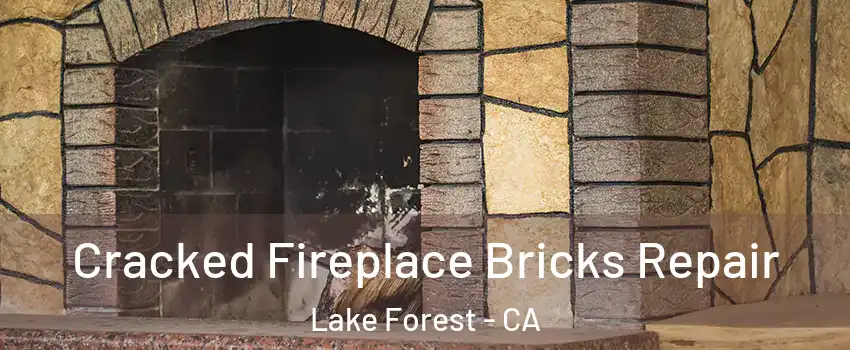  Cracked Fireplace Bricks Repair Lake Forest - CA